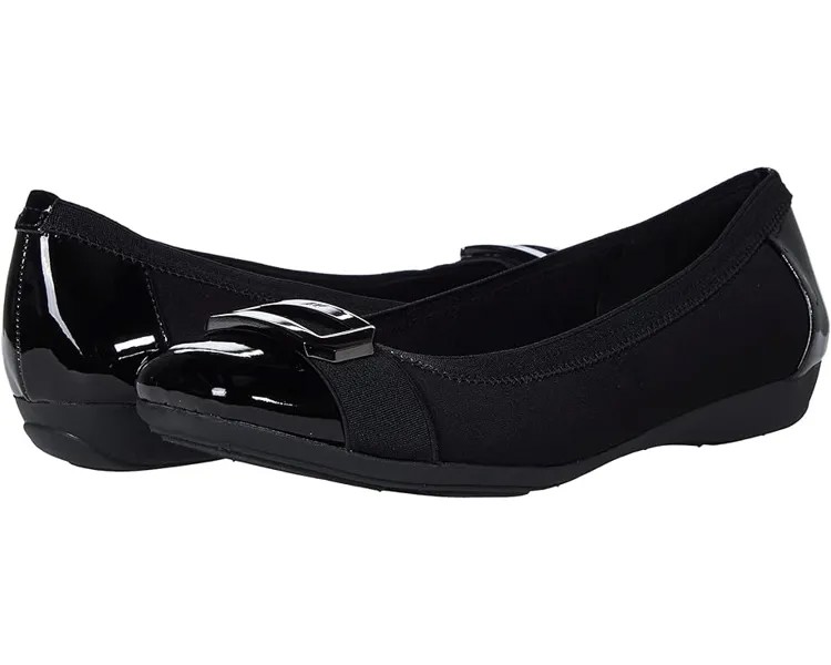 Балетки Anne Klein Uplift Flat, черный