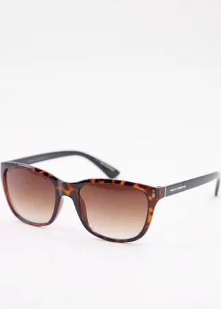 Солнцезащитные очки с квадратными линзами в стиле ретро French Connection-Коричневый цвет