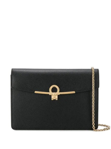 Salvatore Ferragamo мини-сумка на плечо с декором Gancini