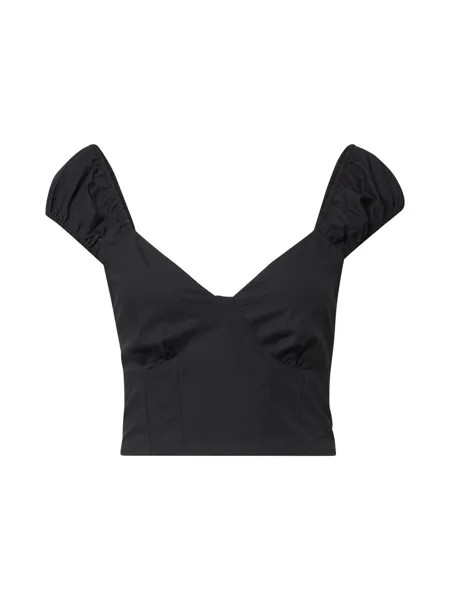Блузка Abercrombie & Fitch, черный
