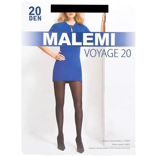 Колготки Malemi Voyage, 20 den, размер 2, черный
