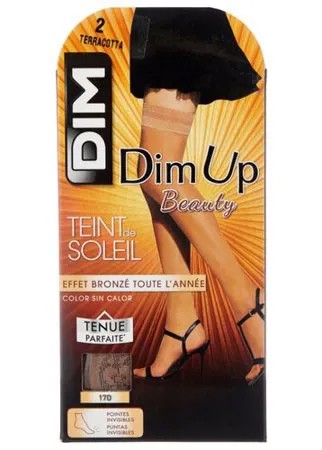Чулки DIM Dim Up Teint de Soleil 17 den, размер 2, terracotta (коричневый)