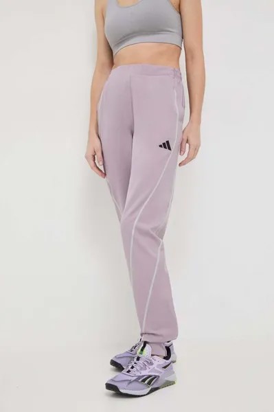 Тканые тренировочные брюки adidas Performance, розовый
