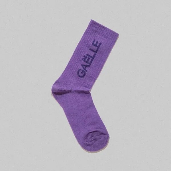 Носки Женские Gaelle Paris GBADP3665 Фиолетовый с логотипом Идея подарка
