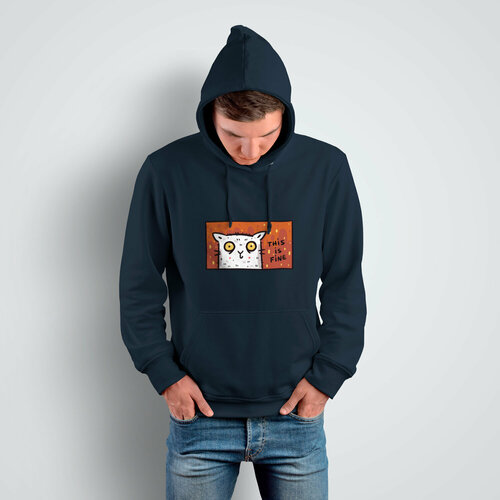 Худи Us Basic, размер M, синий
