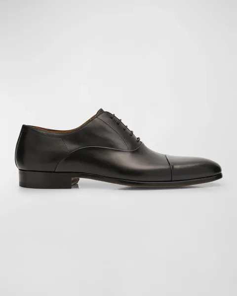 Мужские кожаные оксфорды Segovia с закрытым носком Magnanni, цвет Black
