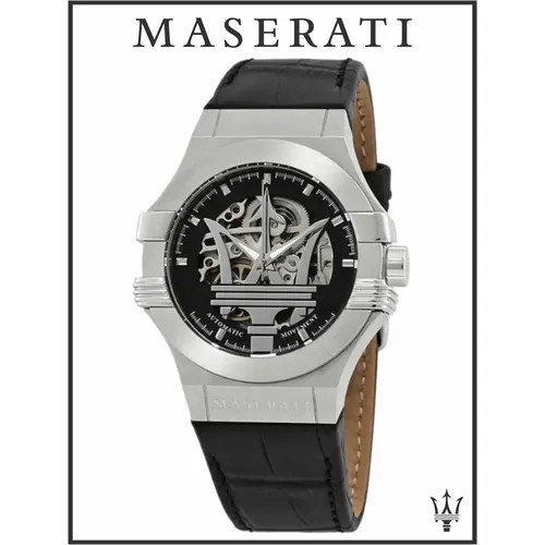 Наручные часы Maserati R8821108001, черный, серебряный