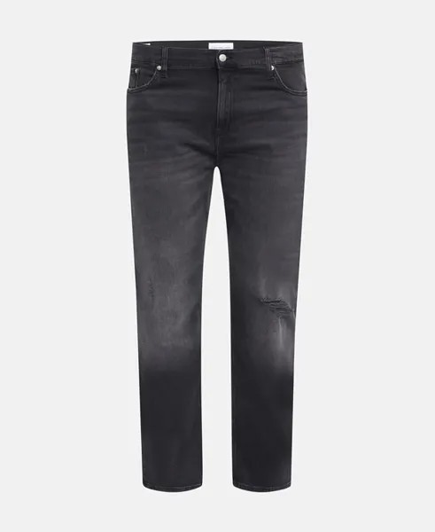 Прямые джинсы Calvin Klein Jeans, антрацит