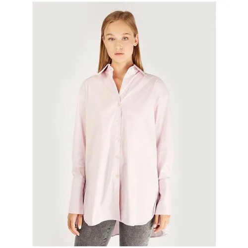 Рубашка PATRIZIA PEPE, размер 40, розовый
