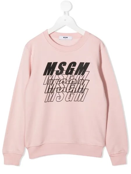 MSGM Kids толстовка с логотипом