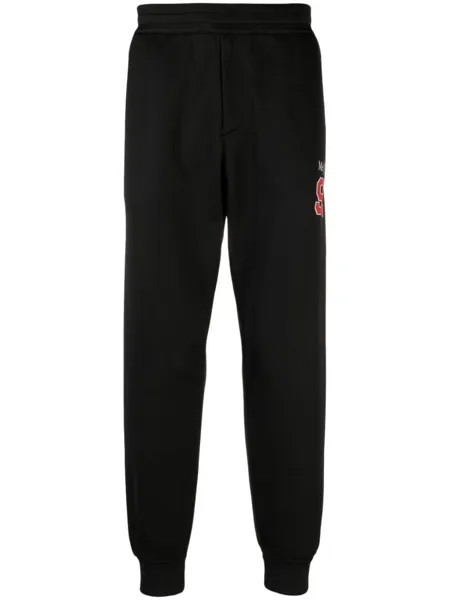 Alexander McQueen спортивные брюки с логотипом, черный