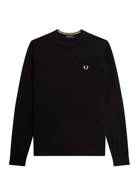 Свитер обычного кроя Fred Perry, черный