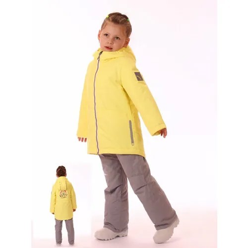 Куртка Sova, размер 128, желтый