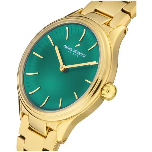 Наручные часы Daniel Hechter Часы наручные женские DANIEL HECHTER DHL00104, Кварцевые, 34 мм, желтый