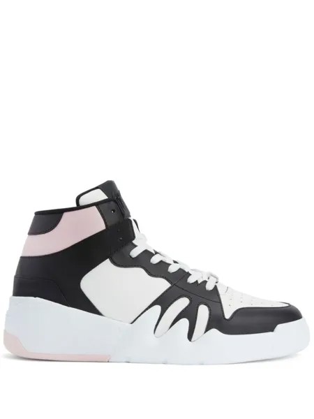 Giuseppe Zanotti кроссовки в стиле колор-блок, розовый