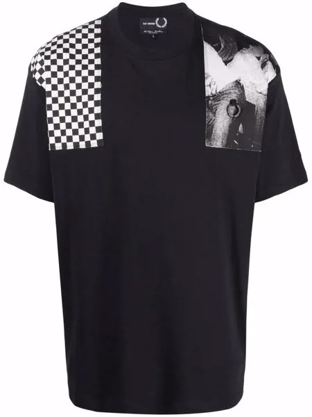 Raf Simons X Fred Perry футболка с принтом