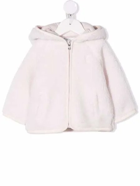 Ralph Lauren Kids шуба из шерпы с капюшоном