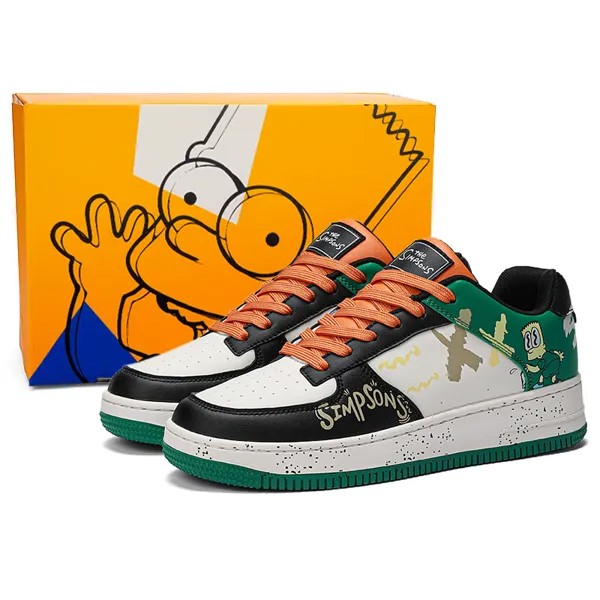 Кроссовки The Simpsons Lifestyle Shoes Unisex Low-top, черный