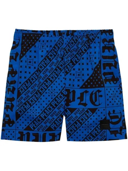 Плавки-шорты Flag Bandana Purple Brand, синий