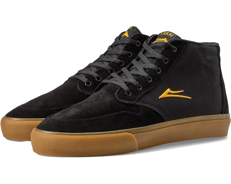 Кроссовки Lakai Riley 3 High, цвет Black/Gum Suede