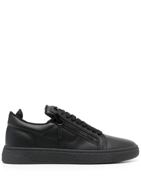 Giuseppe Zanotti кроссовки с молнией, черный