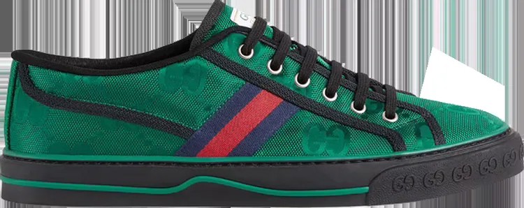 Кроссовки Gucci Tennis 1977 Off the Grid Low Green, зеленый