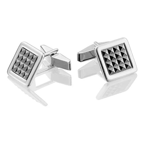 Запонки PLATINA, белое золото, 585 проба