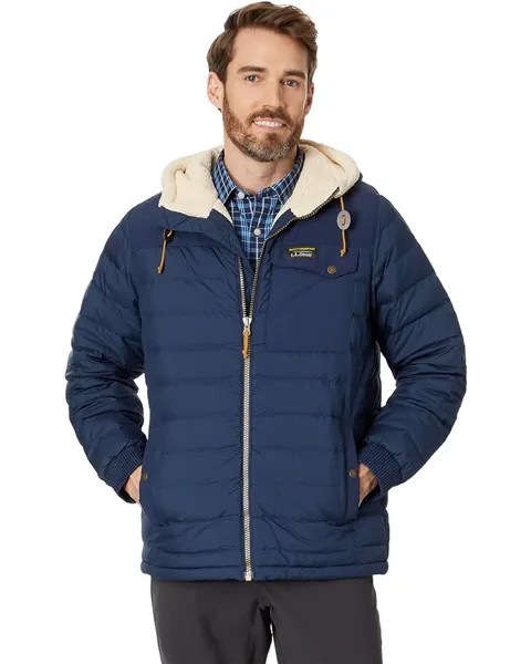 Куртка L.L.Bean Mountain Classic Down Sherpa-Lined Hooded, цвет Nautical Navy