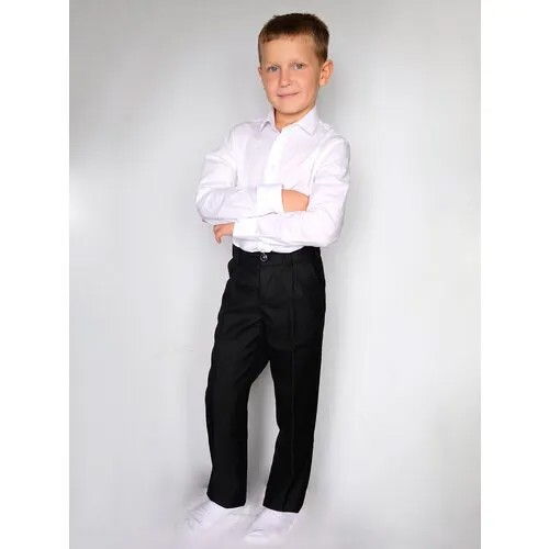 Классические черные брюки для мальчика 83081-МШ21 30/122