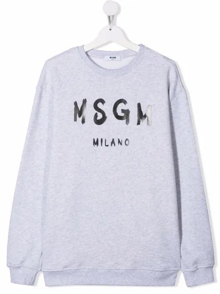 MSGM Kids толстовка с логотипом