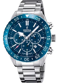 Fashion наручные  мужские часы Festina F20575.2. Коллекция Ceramic