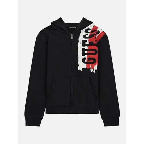 Толстовка GUESS, размер 18 лет, черный