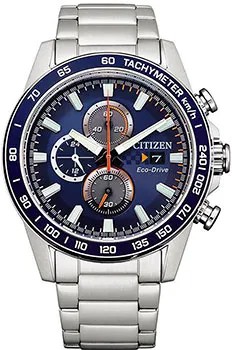 Японские наручные  мужские часы Citizen CA0781-84L. Коллекция Chronograph