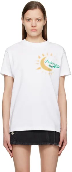 Белая солнечная футболка Andersson Bell