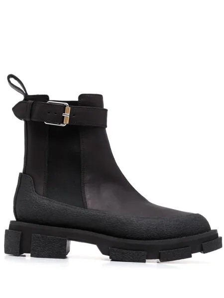 Ботинки Gao с пряжками Dion Lee, черный
