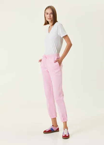 Розовые спортивные штаны на резинке Msgm