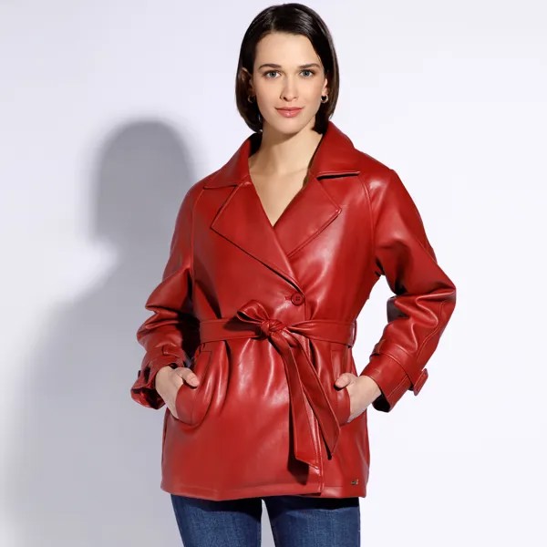 Кожаная куртка Wittchen Stylish eco leather jacket, woman, красный