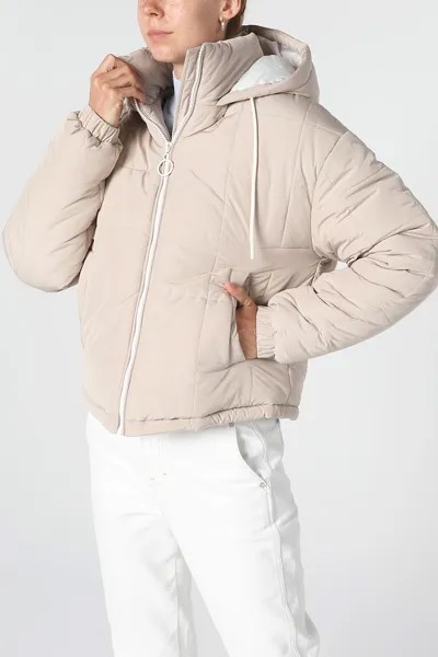 Короткая зимняя куртка со стеганой отделкой Colin'S, бежевый
