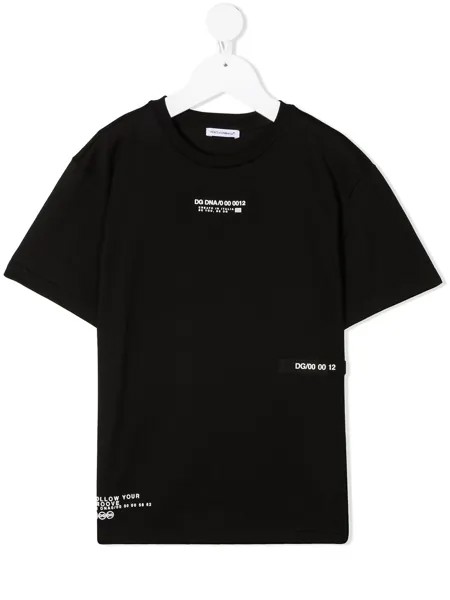 Dolce & Gabbana Kids футболка с короткими рукавами и логотипом