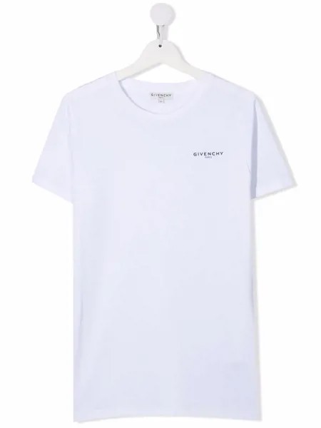 Givenchy Kids футболка с логотипом