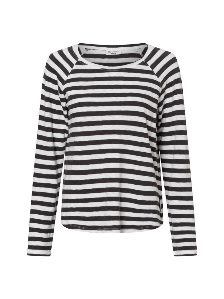 Футболка Marc O'Polo DENIM Langarmshirt, цвет weiß grau