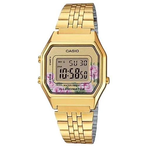 Наручные часы CASIO Vintage LA680WEGA-4C, золотой, желтый