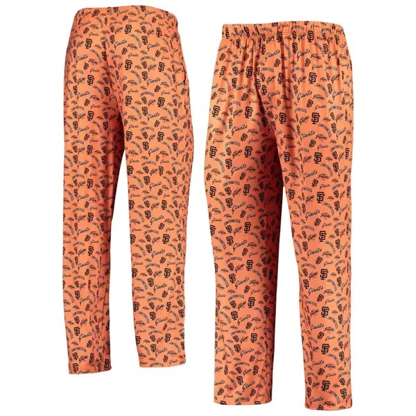 Мужские пижамные штаны с повторами FOCO Orange San Francisco Giants Cooperstown Collection