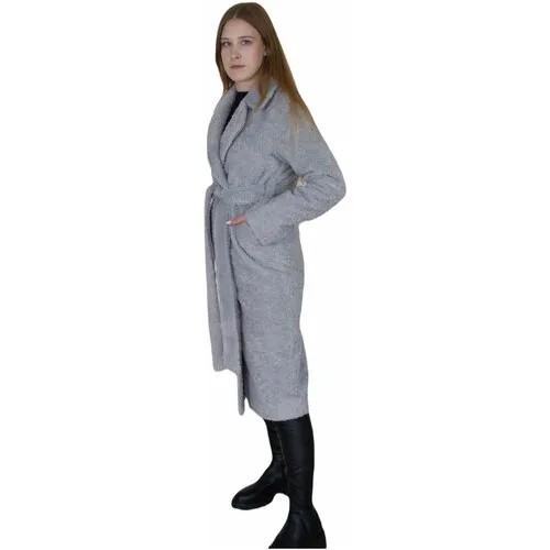 Пальто Kristina Moda, размер 56, серый