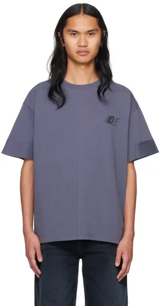 Серая футболка с надписью DLE Dion Lee