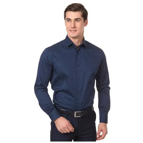 Рубашка GroStyle, размер 43/188, синий