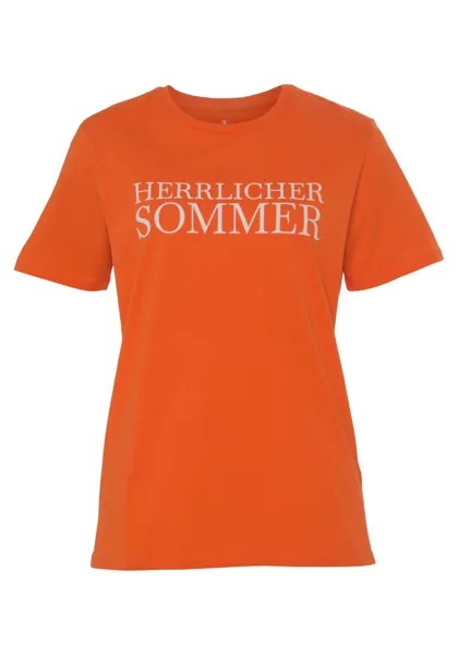 Футболка Herrlicher, оранжевый