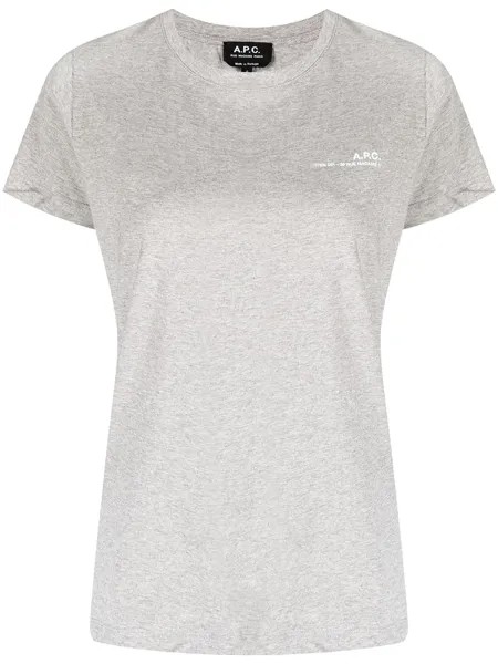 A.P.C. футболка с логотипом