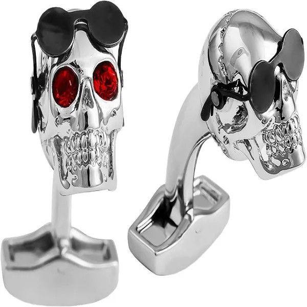 Запонки мужские Tateossian CL5419 серебристые