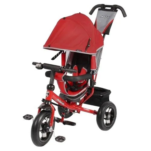Трехколесный велосипед Moby Kids Comfort 12x10 AIR красный
